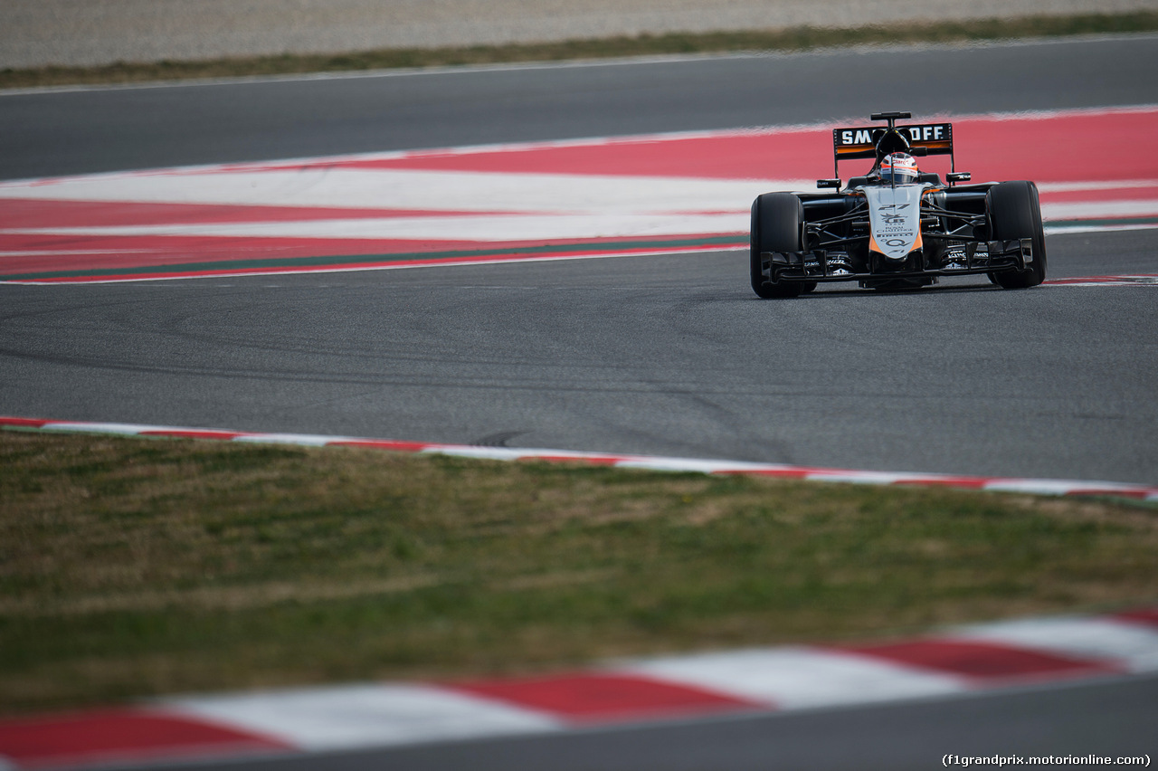 TEST F1 BARCELLONA 27 FEBBRAIO, Nico Hulkenberg (GER) Sahara Force India F1 VJM08.
27.02.2015.