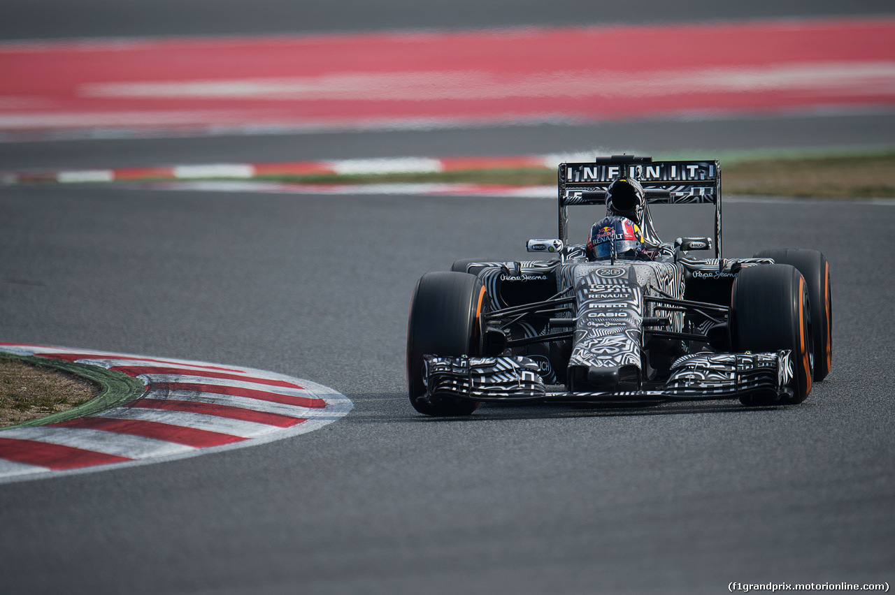 TEST F1 BARCELLONA 27 FEBBRAIO, Daniel Ricciardo (AUS) Red Bull Racing RB11.
27.02.2015.