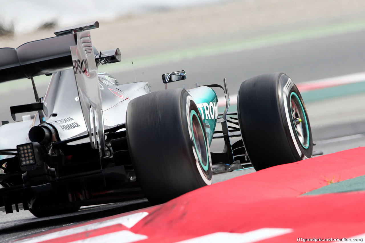 TEST F1 BARCELLONA 27 FEBBRAIO, Nico Rosberg (GER) Mercedes AMG F1 W06.
27.02.2015.