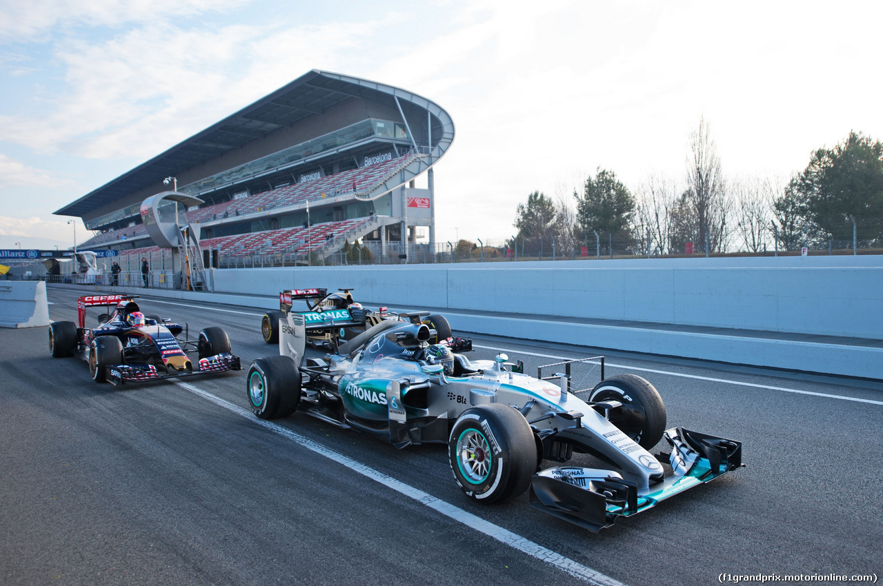 TEST F1 BARCELLONA 27 FEBBRAIO, Nico Rosberg (GER) Mercedes AMG F1 W06.
27.02.2015.