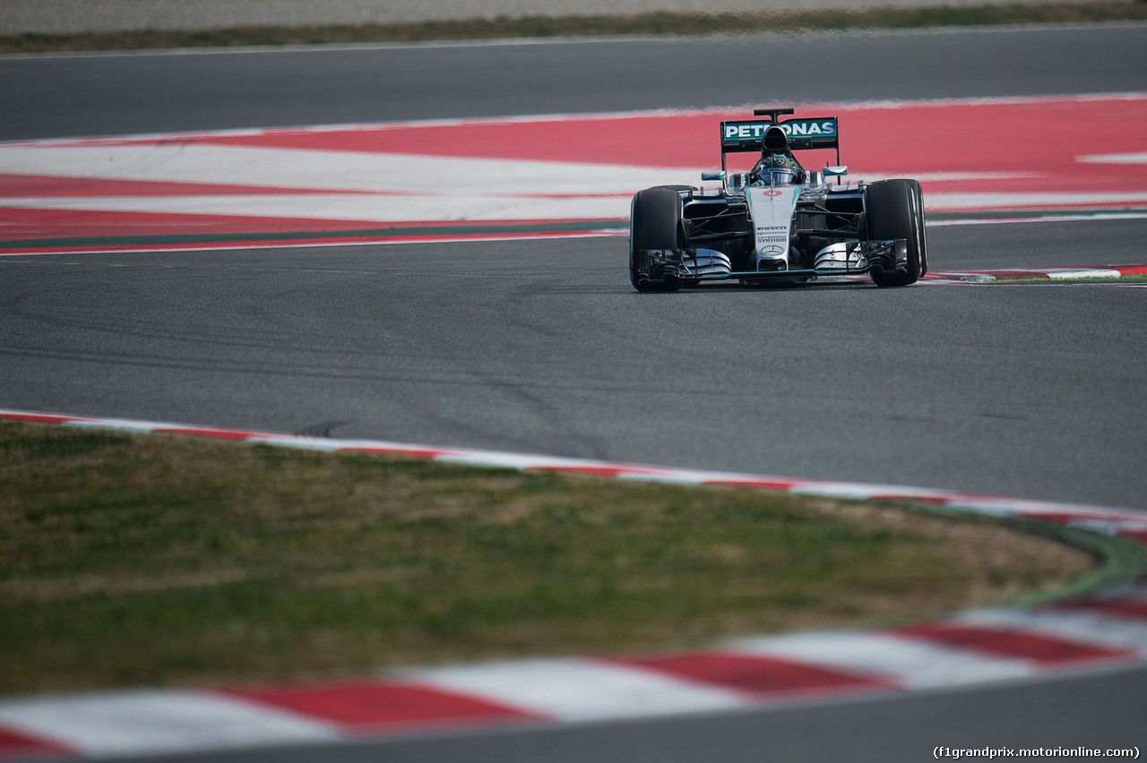 TEST F1 BARCELLONA 27 FEBBRAIO, Nico Rosberg (GER) Mercedes AMG F1 W06.
27.02.2015.