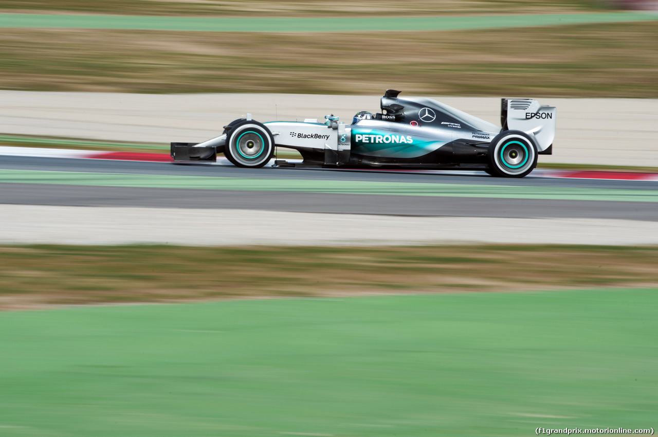 TEST F1 BARCELLONA 27 FEBBRAIO, Nico Rosberg (GER) Mercedes AMG F1 W06.
27.02.2015.