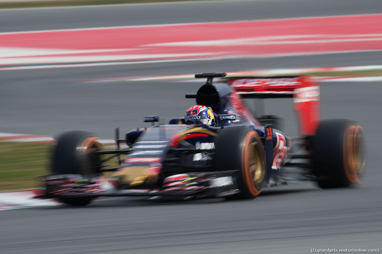 TEST F1 BARCELLONA 27 FEBBRAIO, Max Verstappen (NLD) Scuderia Toro Rosso STR10.
27.02.2015.
