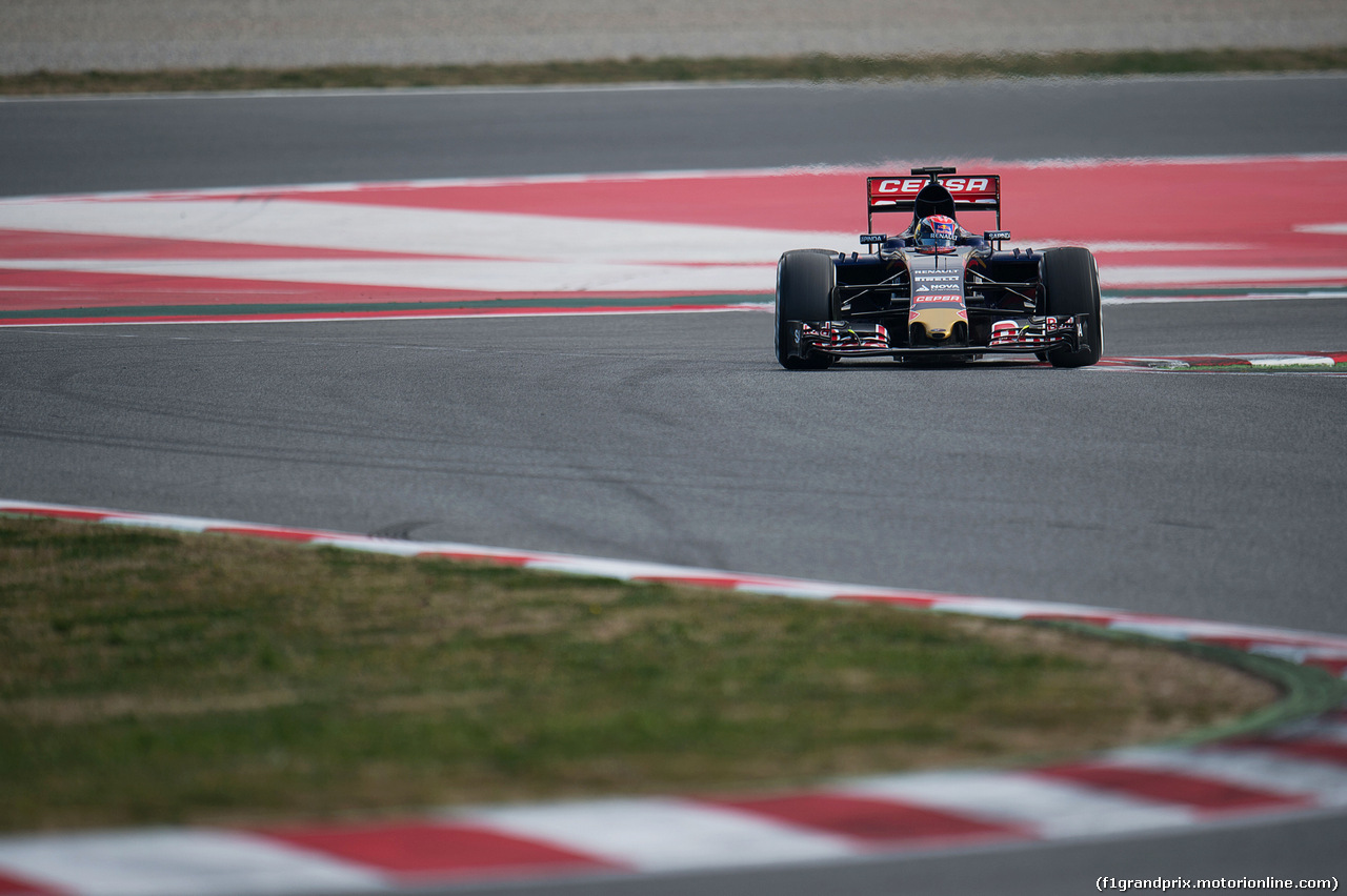 TEST F1 BARCELLONA 27 FEBBRAIO, Max Verstappen (NLD) Scuderia Toro Rosso STR10.
27.02.2015.