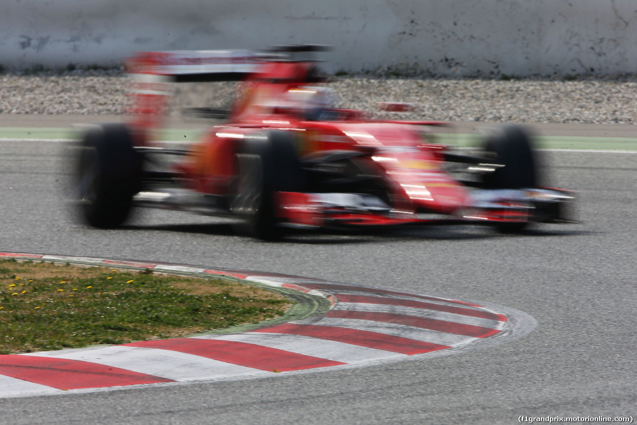 TEST F1 BARCELLONA 27 FEBBRAIO, Sebastian Vettel (GER) Ferrari SF15-T.
27.02.2015.