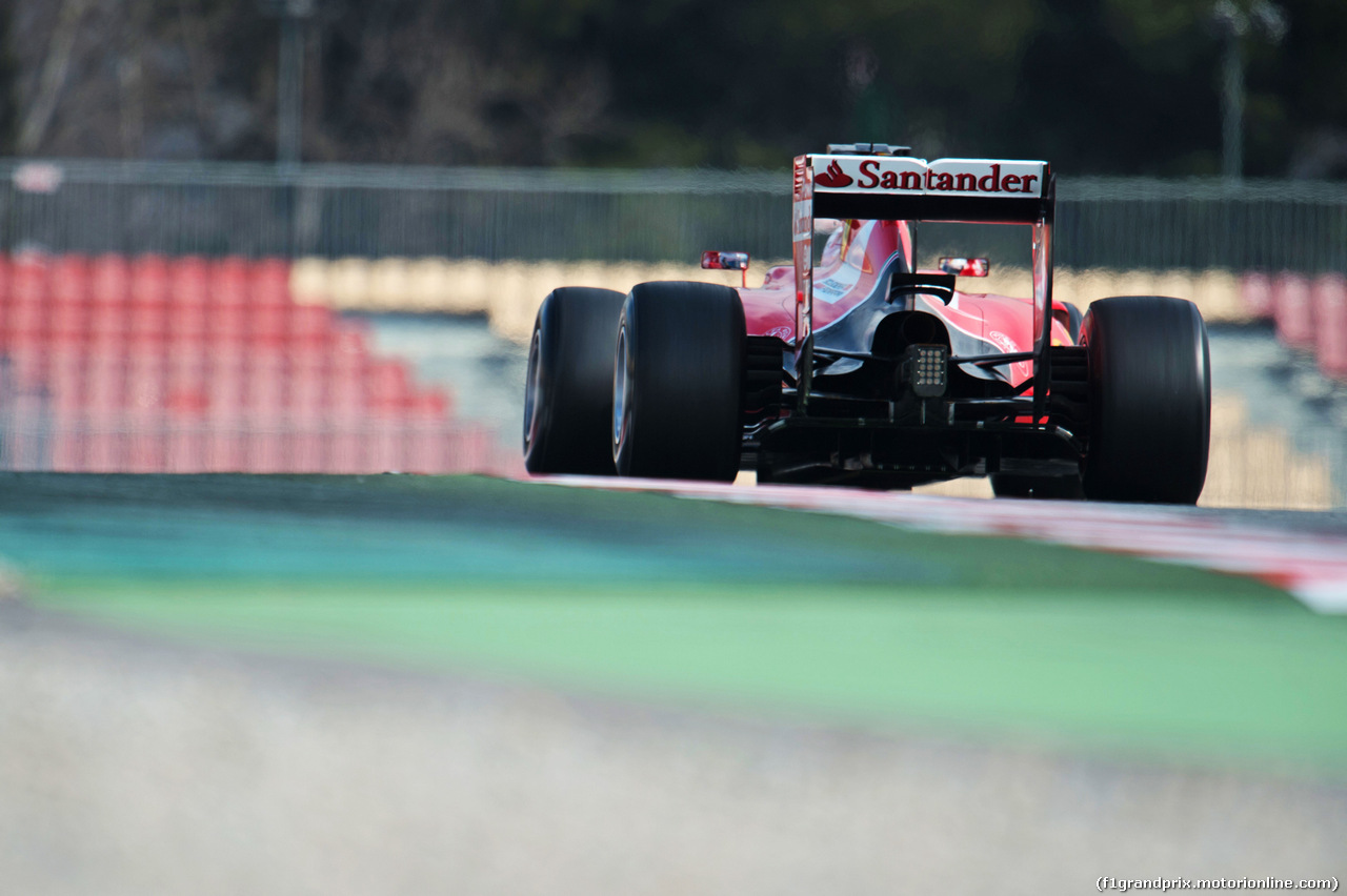 TEST F1 BARCELLONA 27 FEBBRAIO, Sebastian Vettel (GER) Ferrari SF15-T.
27.02.2015.