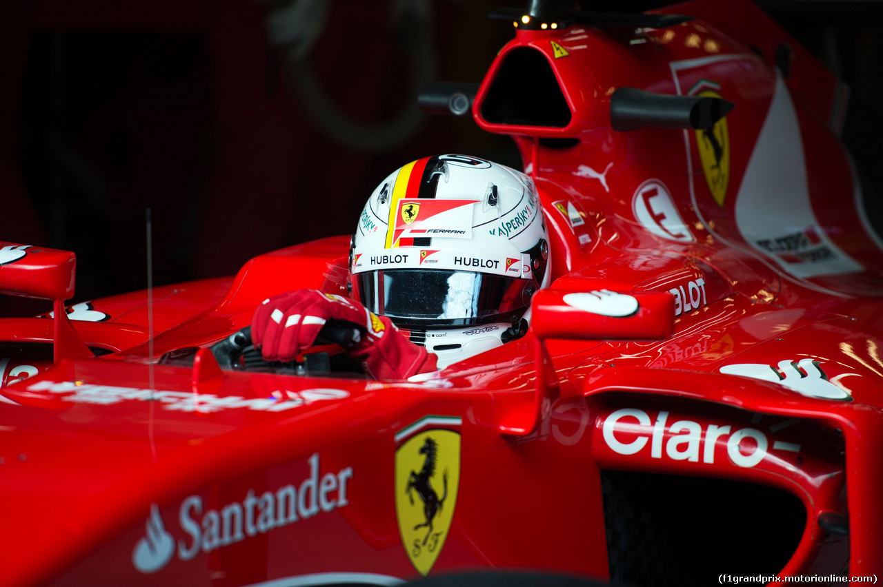 TEST F1 BARCELLONA 27 FEBBRAIO, Sebastian Vettel (GER) Ferrari SF15-T.
27.02.2015.