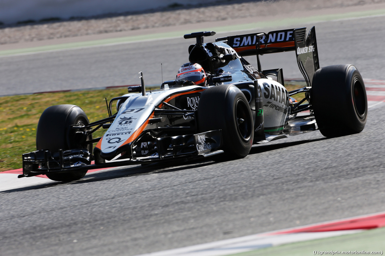 TEST F1 BARCELLONA 27 FEBBRAIO, Nico Hulkenberg (GER) Sahara Force India F1 VJM08.
27.02.2015.