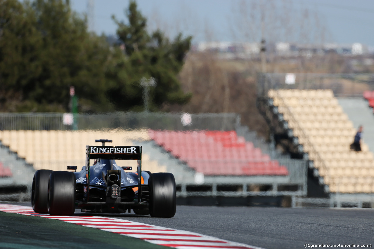 TEST F1 BARCELLONA 27 FEBBRAIO, Nico Hulkenberg (GER) Sahara Force India F1 VJM08.
27.02.2015.