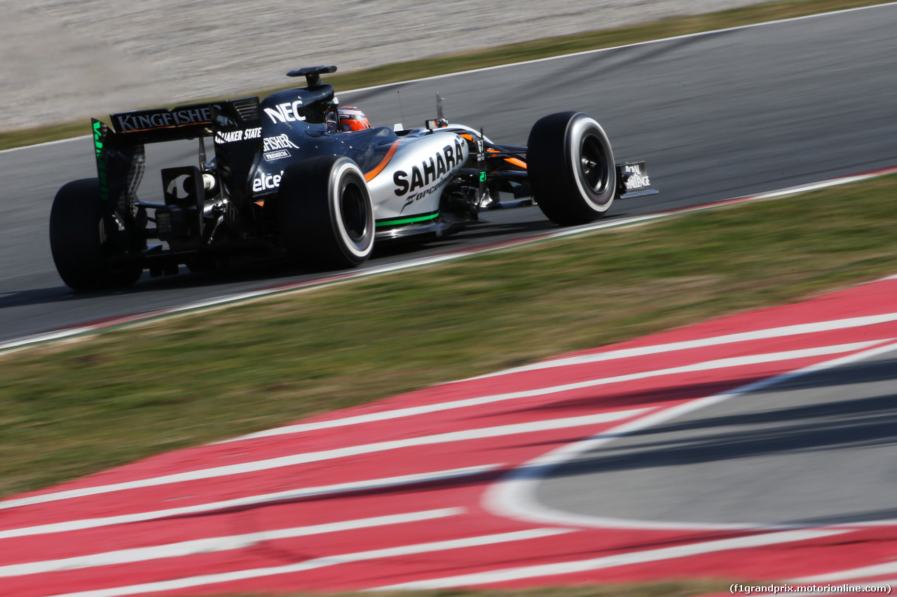 TEST F1 BARCELLONA 27 FEBBRAIO, Nico Hulkenberg (GER) Sahara Force India F1 VJM08.
27.02.2015.