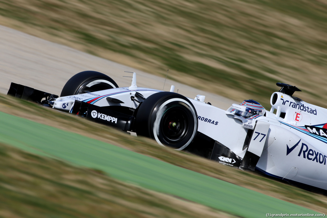 TEST F1 BARCELLONA 27 FEBBRAIO, Valtteri Bottas (FIN), Williams F1 Team 
27.02.2015.