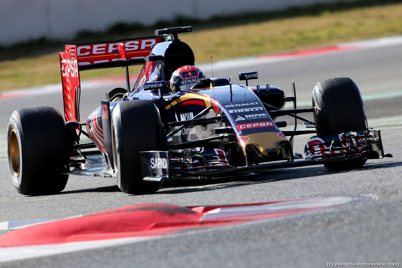 TEST F1 BARCELLONA 27 FEBBRAIO, Max Verstappen (NL), Scuderia Toro Rosso 
27.02.2015.