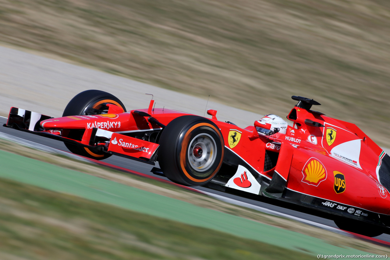 TEST F1 BARCELLONA 27 FEBBRAIO, Sebastian Vettel (GER), Ferrari 
27.02.2015.