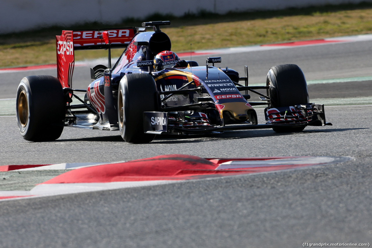TEST F1 BARCELLONA 27 FEBBRAIO, Max Verstappen (NL), Scuderia Toro Rosso 
27.02.2015.