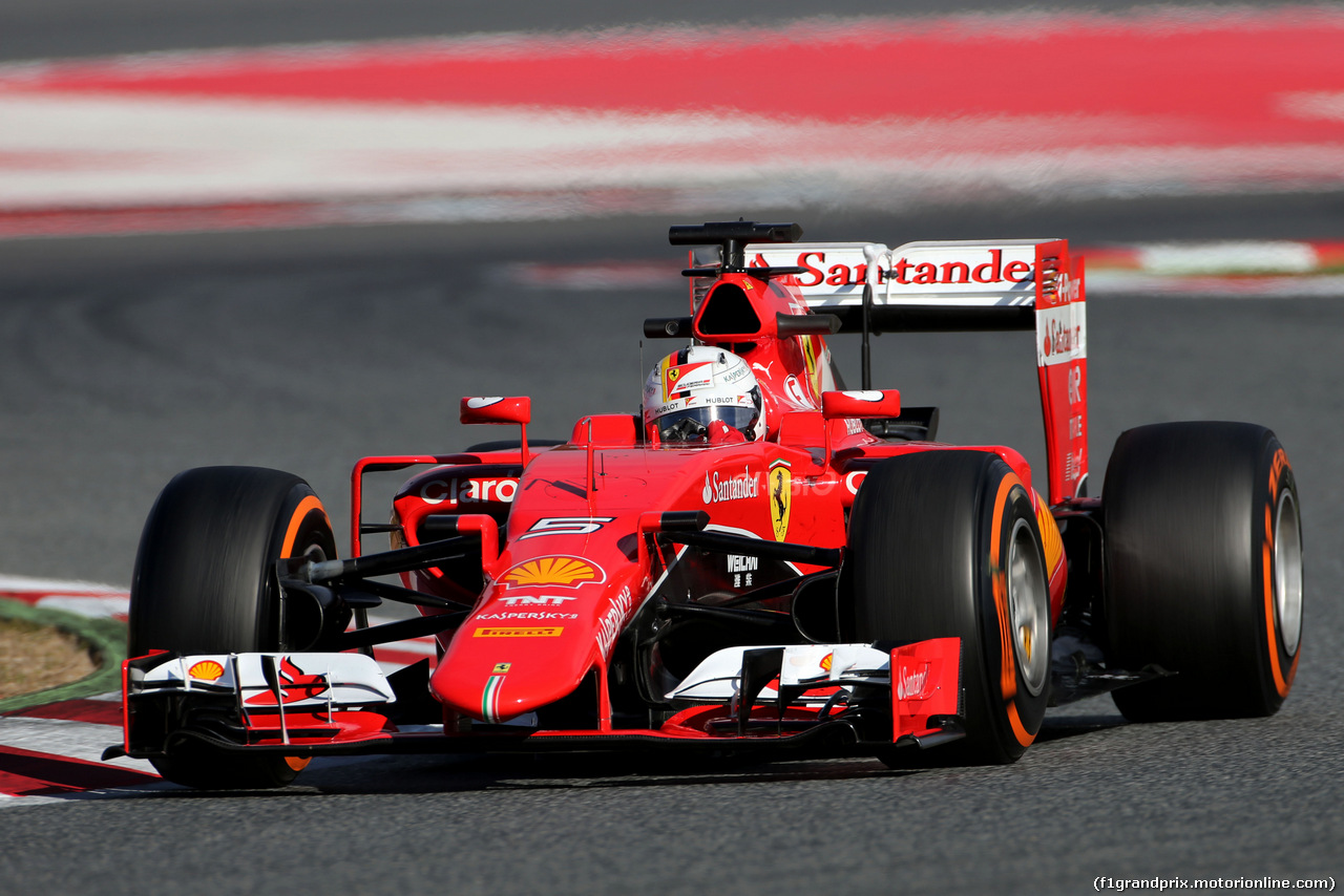 TEST F1 BARCELLONA 27 FEBBRAIO, Sebastian Vettel (GER), Ferrari 
27.02.2015.