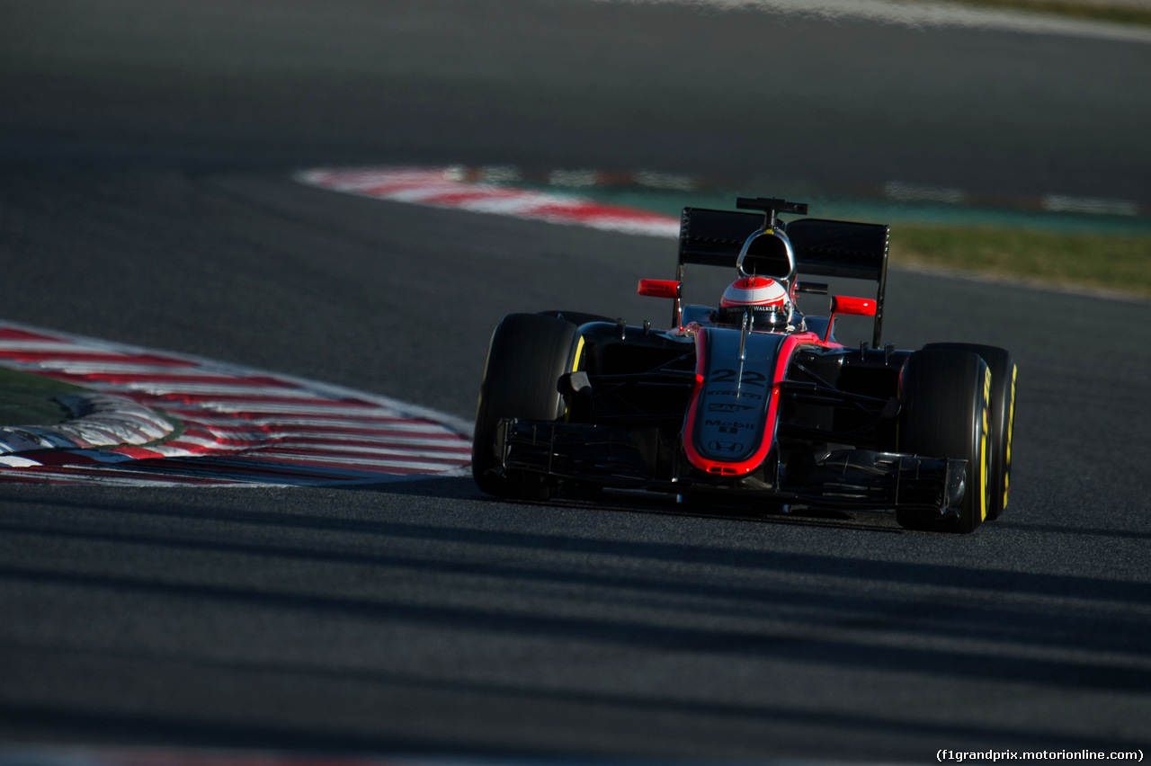 TEST F1 BARCELLONA 27 FEBBRAIO, Jenson Button (GBR) McLaren MP4-30.
27.02.2015.