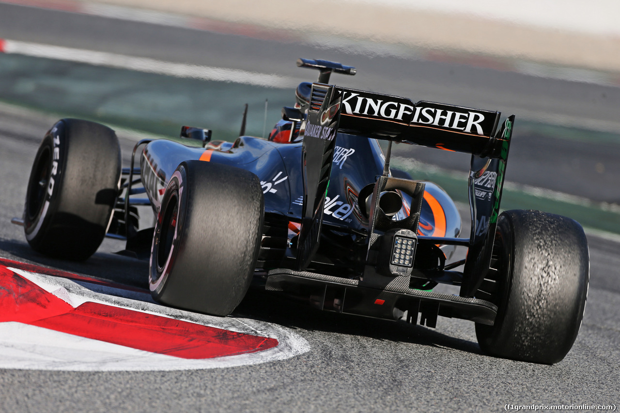 TEST F1 BARCELLONA 27 FEBBRAIO, Nico Hulkenberg (GER) Sahara Force India F1 VJM08.
27.02.2015.