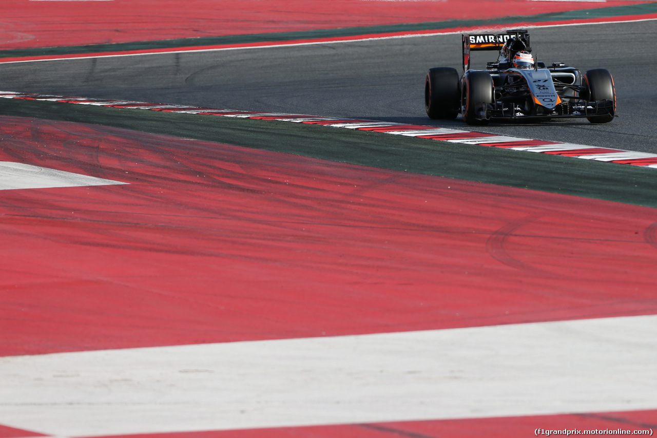 TEST F1 BARCELLONA 27 FEBBRAIO, Nico Hulkenberg (GER) Sahara Force India F1 VJM08.
27.02.2015.