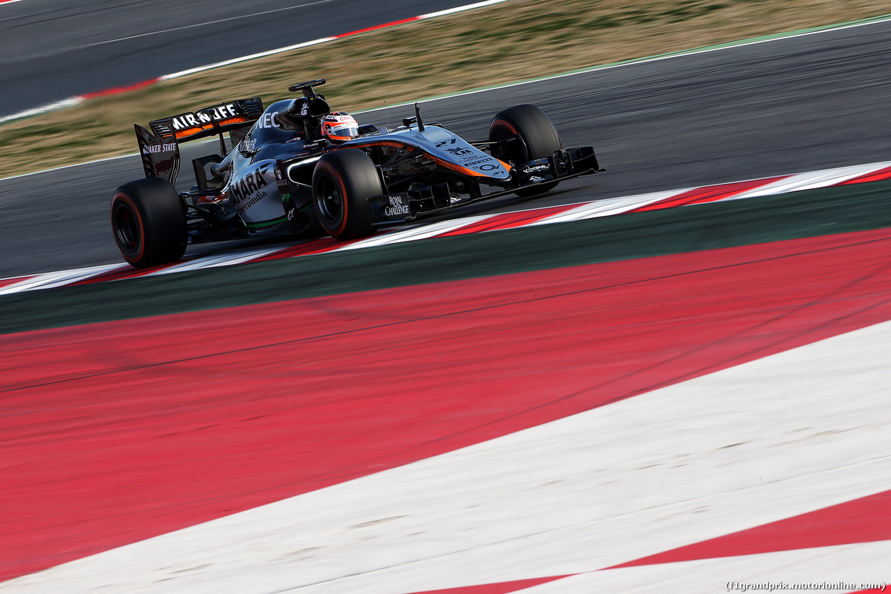 TEST F1 BARCELLONA 27 FEBBRAIO, Nico Hulkenberg (GER) Sahara Force India F1 VJM08.
27.02.2015.