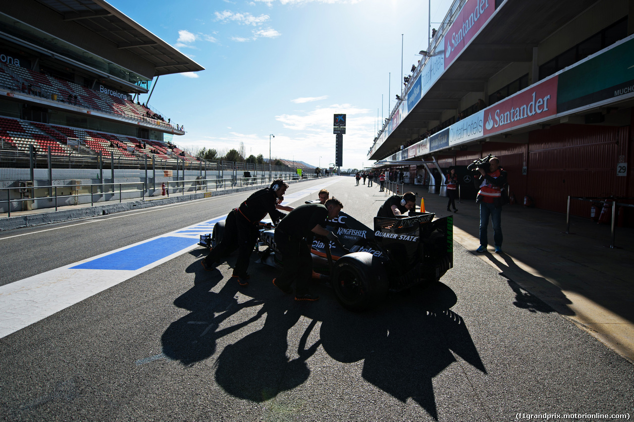 TEST F1 BARCELLONA 27 FEBBRAIO, Nico Hulkenberg (GER) Sahara Force India F1 VJM08.
27.02.2015.