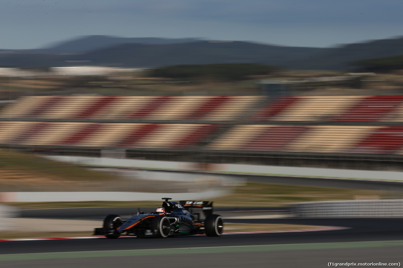 TEST F1 BARCELLONA 27 FEBBRAIO, Nico Hulkenberg (GER) Sahara Force India F1 VJM08.
27.02.2015.