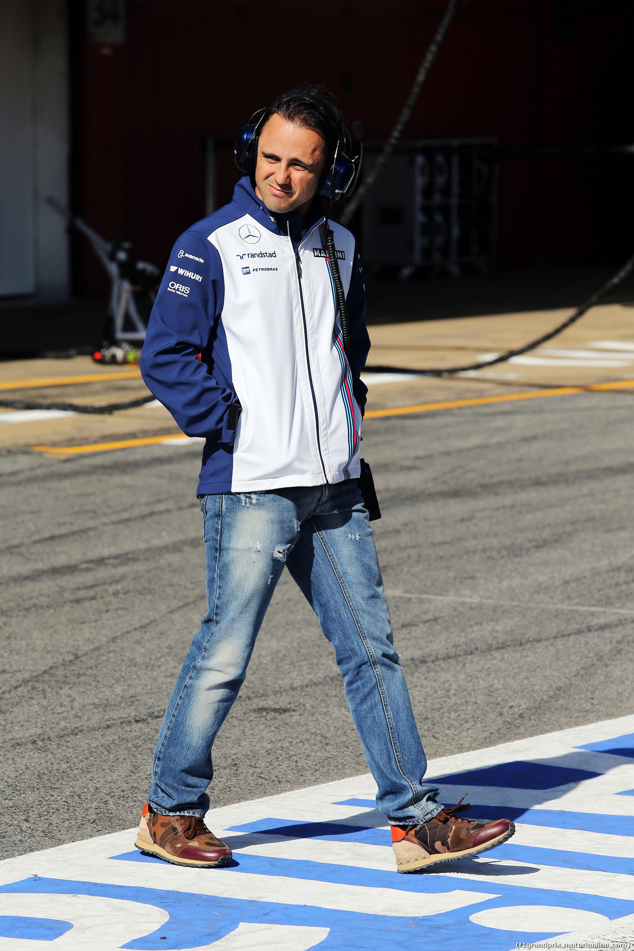 TEST F1 BARCELLONA 27 FEBBRAIO, Felipe Massa (BRA) Williams.
27.02.2015.