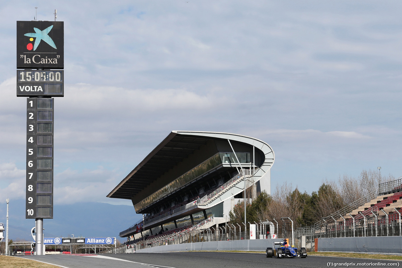 TEST F1 BARCELLONA 27 FEBBRAIO, Felipe Nasr (BRA) Sauber C34.
27.02.2015.