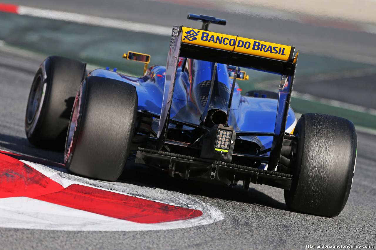 TEST F1 BARCELLONA 27 FEBBRAIO, Felipe Nasr (BRA) Sauber C34.
27.02.2015.