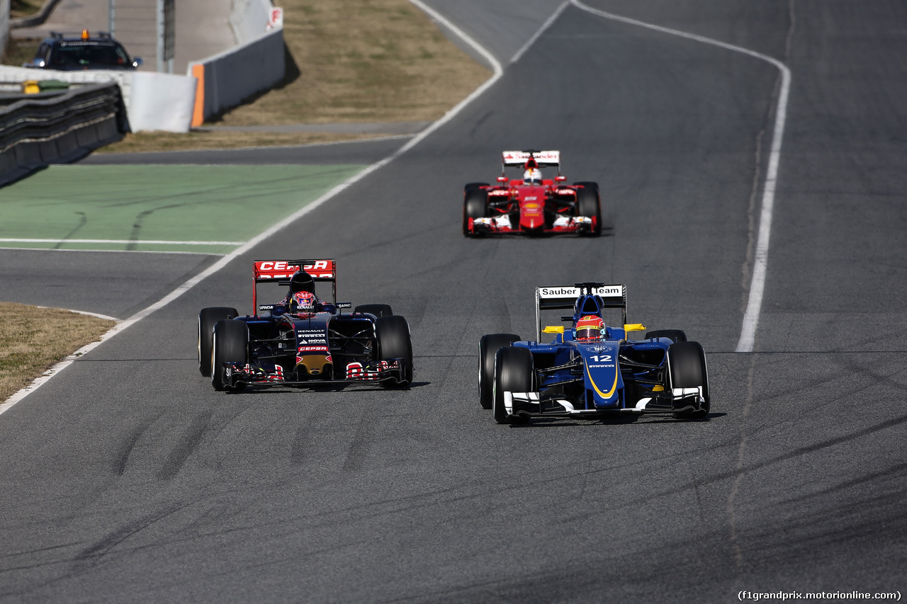 TEST F1 BARCELLONA 27 FEBBRAIO, Felipe Nasr (BRA) Sauber C34.
27.02.2015.