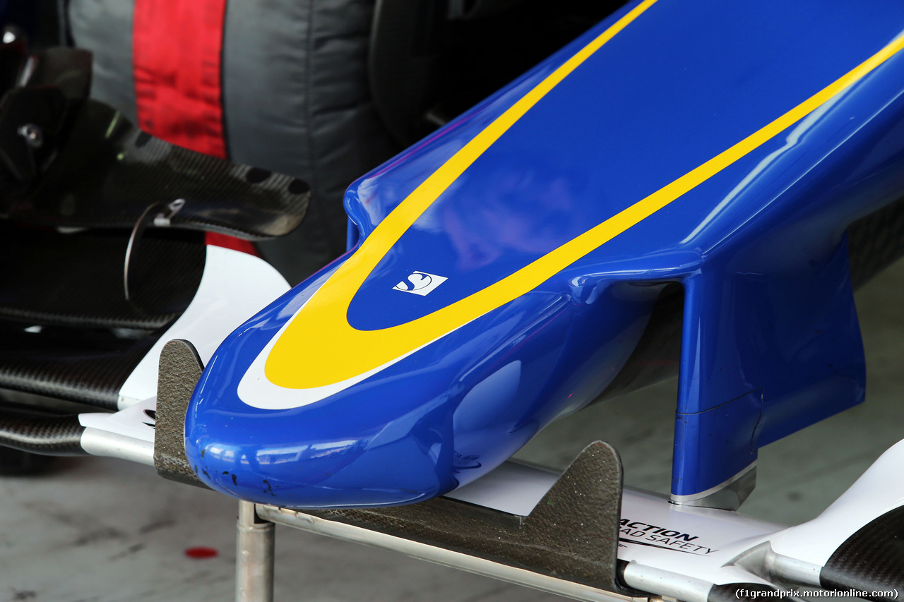 TEST F1 BARCELLONA 27 FEBBRAIO, Sauber C34 nosecone.
27.02.2015.