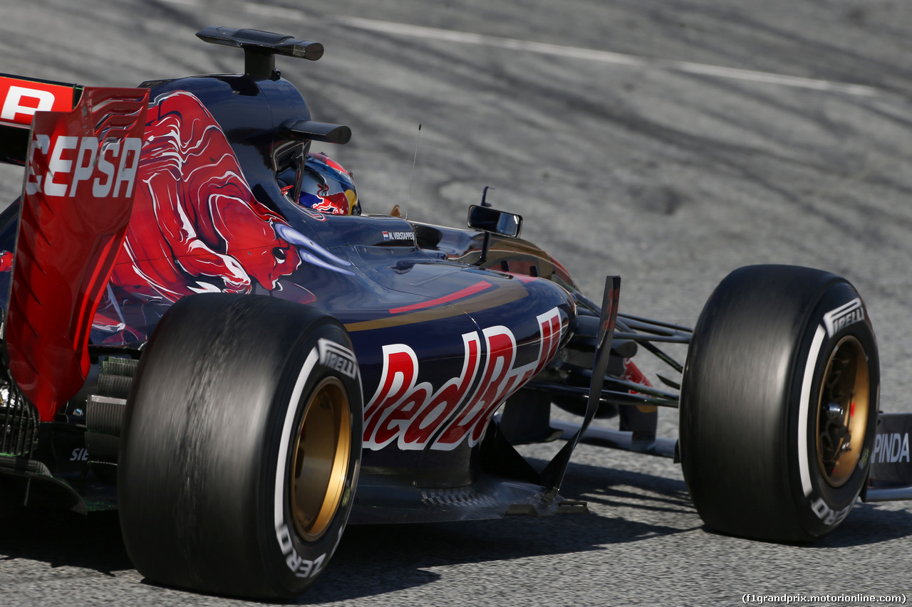 TEST F1 BARCELLONA 27 FEBBRAIO, Max Verstappen (NLD) Scuderia Toro Rosso STR10.
27.02.2015.