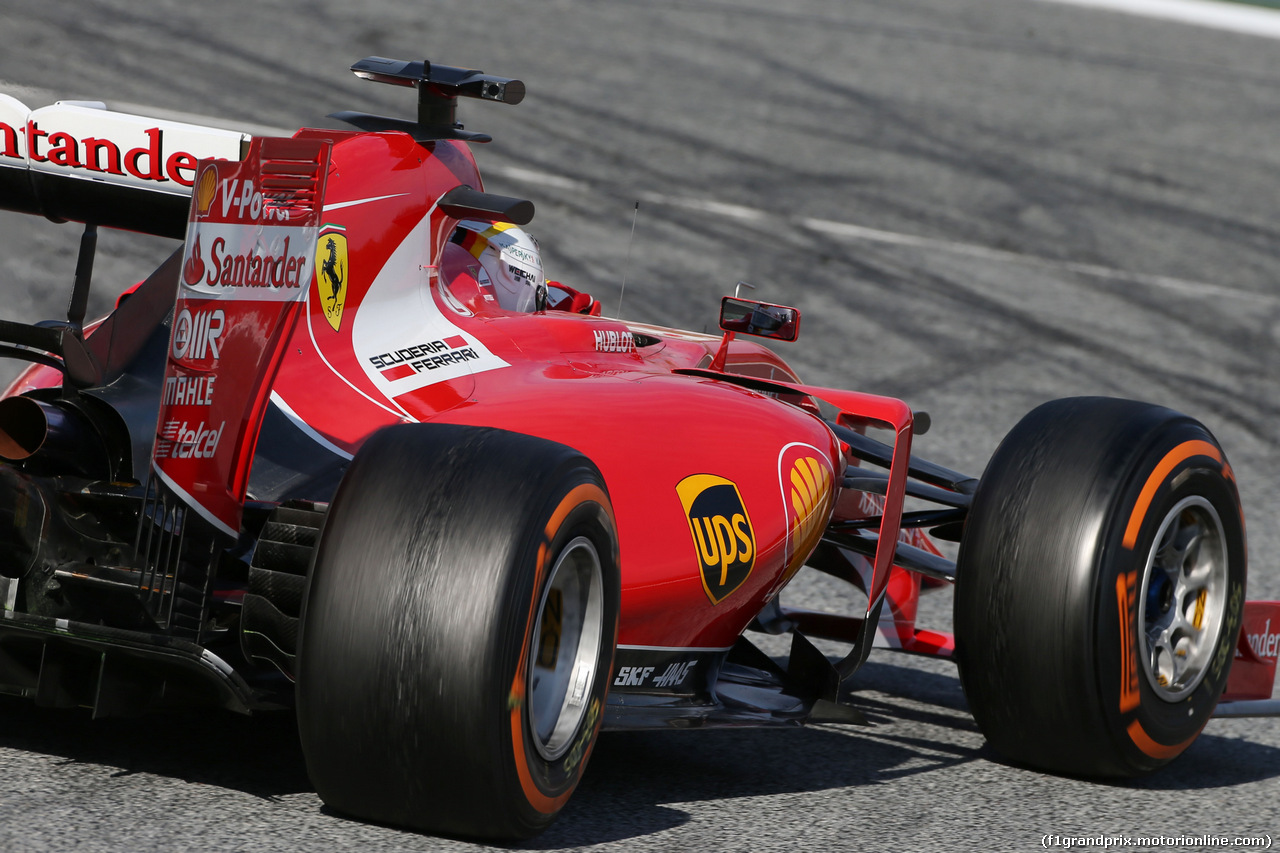 TEST F1 BARCELLONA 27 FEBBRAIO, Sebastian Vettel (GER) Ferrari SF15-T.
27.02.2015.