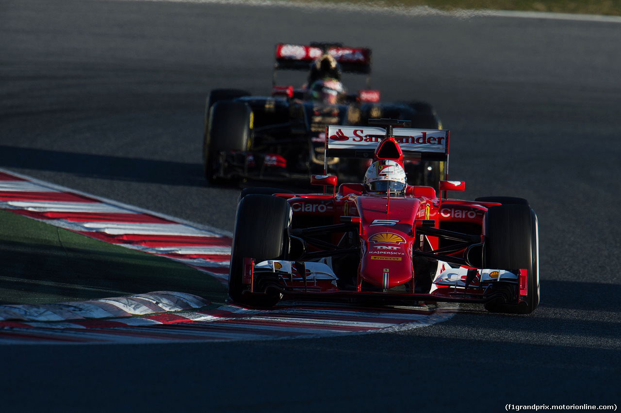 TEST F1 BARCELLONA 27 FEBBRAIO, Sebastian Vettel (GER) Ferrari SF15-T.
27.02.2015.