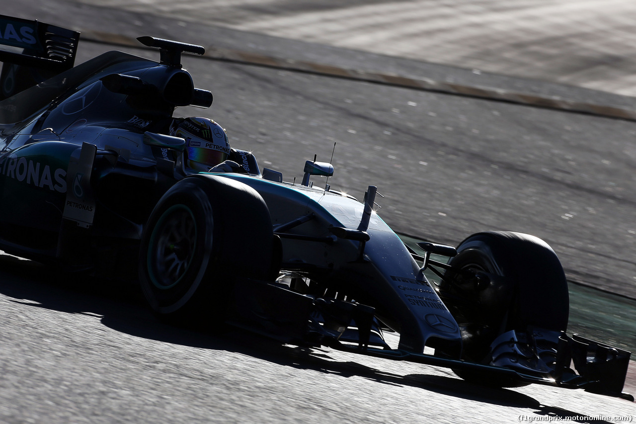 TEST F1 BARCELLONA 28 FEBBRAIO, Lewis Hamilton (GBR) Mercedes AMG F1 W06.
28.02.2015.