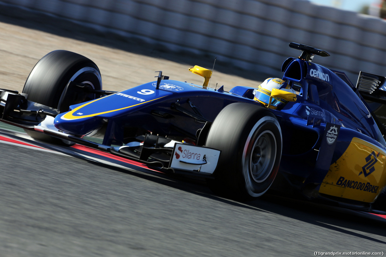 TEST F1 BARCELLONA 28 FEBBRAIO, Marcus Ericsson (SWE) Sauber C34.
28.02.2015.