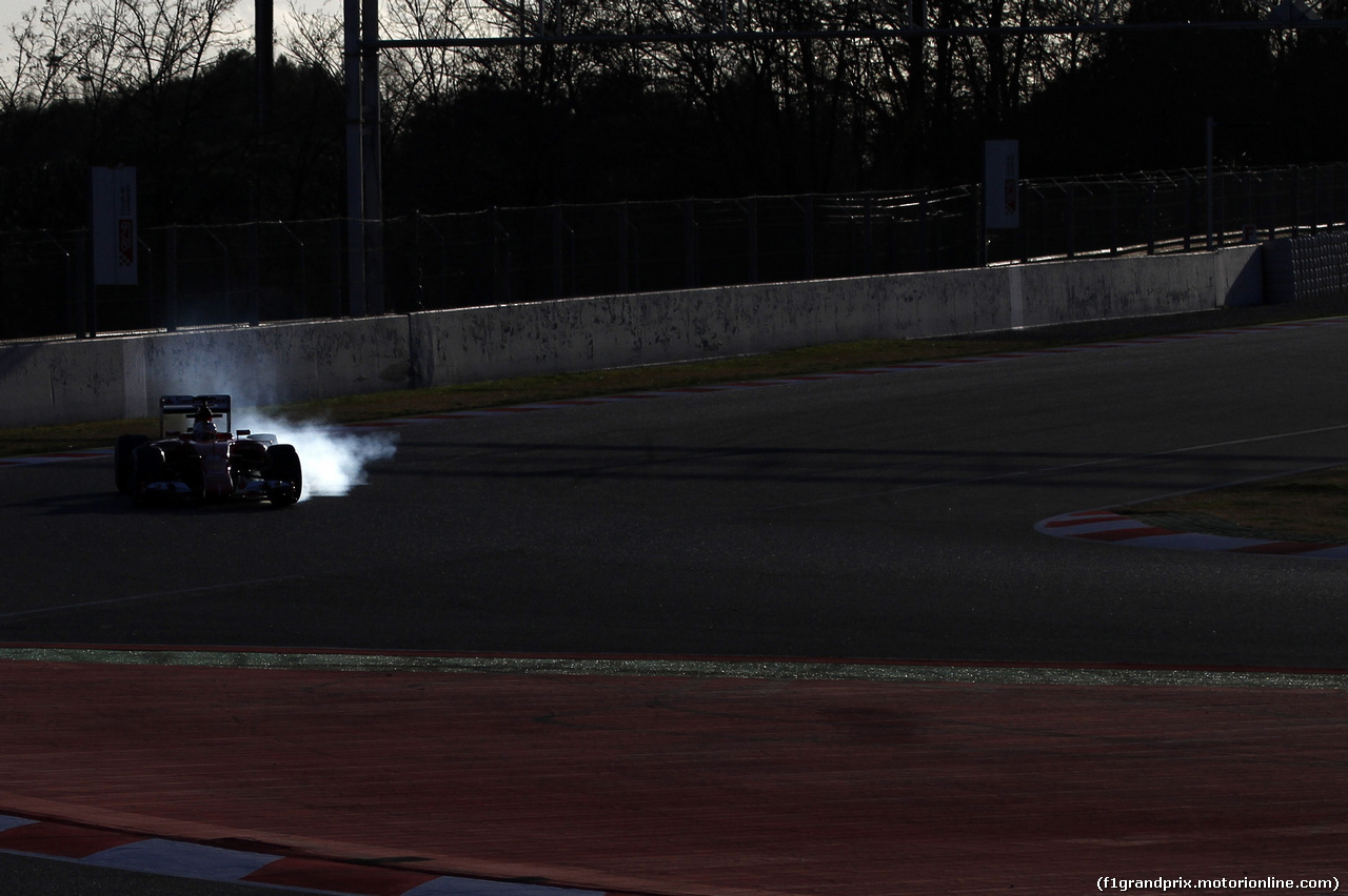 TEST F1 BARCELLONA 28 FEBBRAIO, Low light action.