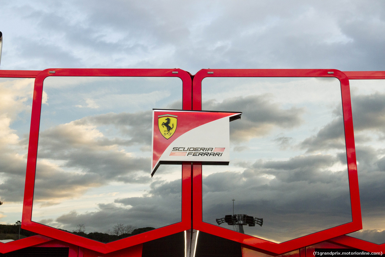 TEST F1 BARCELLONA 28 FEBBRAIO, Ferrari logo
