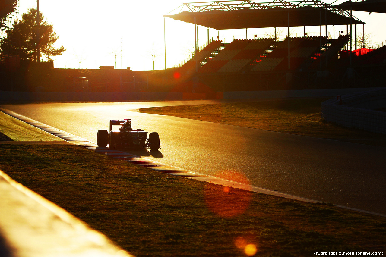 TEST F1 BARCELLONA 28 FEBBRAIO, Pastor Maldonado (VEN) Lotus F1 Team E23