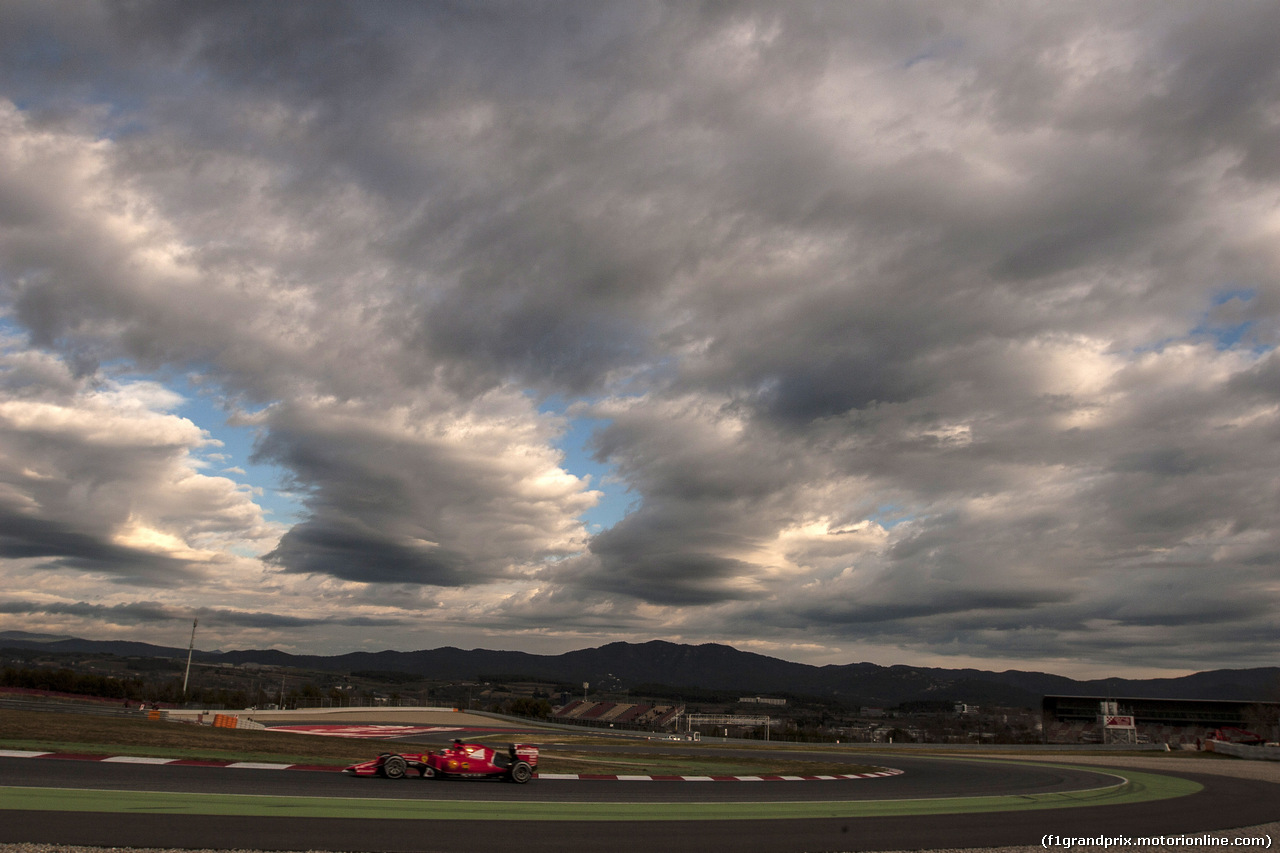 TEST F1 BARCELLONA 28 FEBBRAIO, Kimi Raikkonen (FIN) Ferrari SF15-T