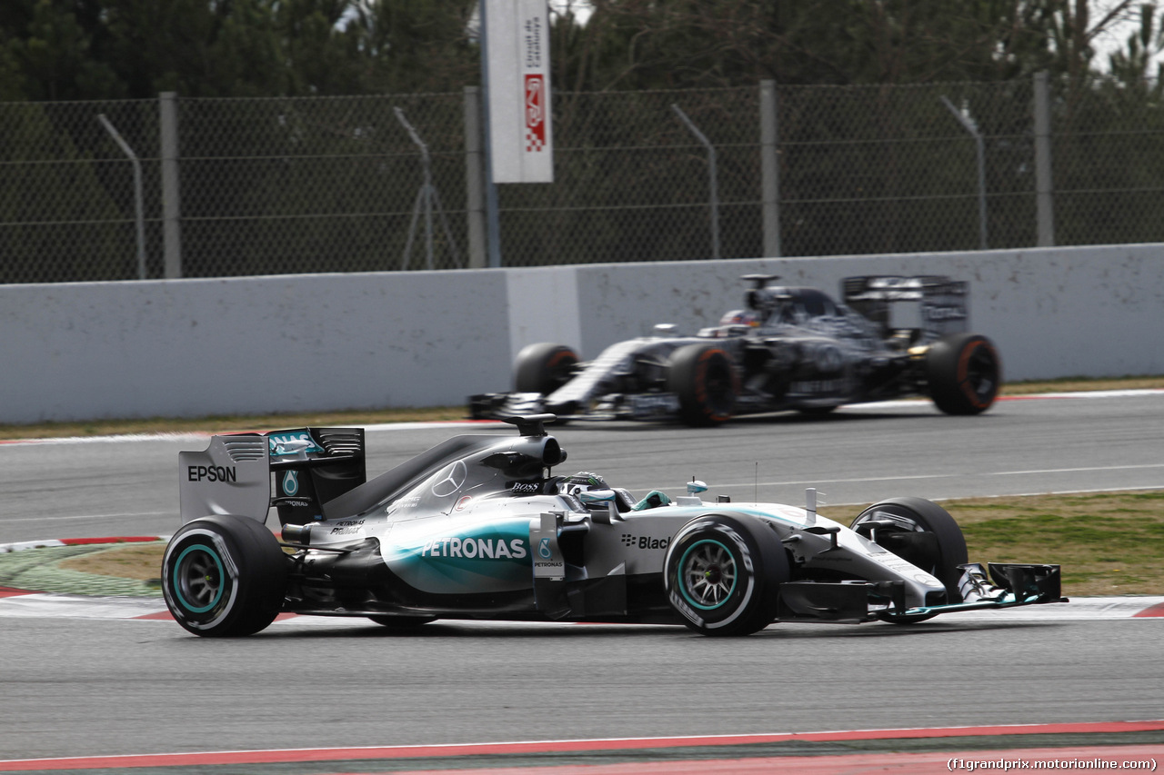 TEST F1 BARCELLONA 28 FEBBRAIO, Nico Rosberg (GER) Mercedes AMG F1 W06