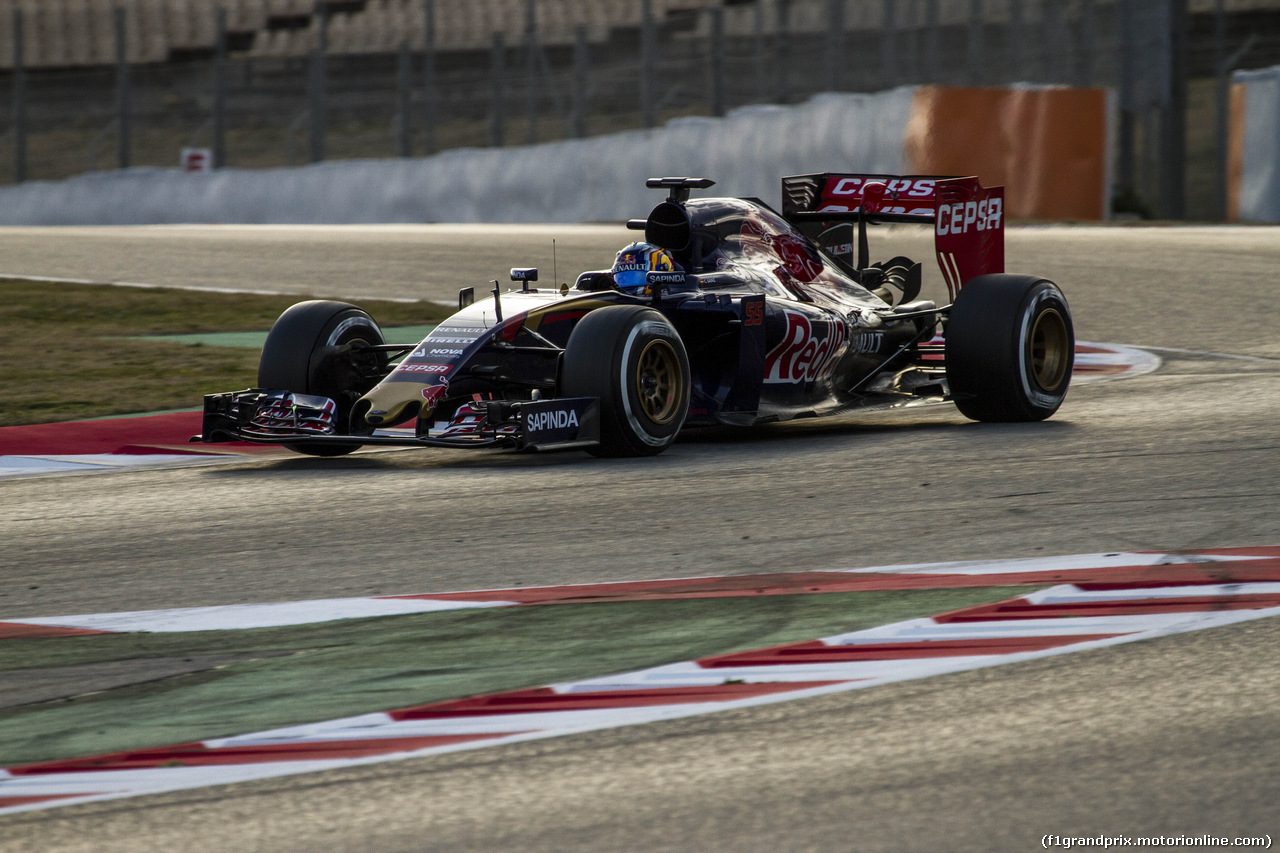 TEST F1 BARCELLONA 28 FEBBRAIO, Carlos Sainz Jr (ESP) Scuderia Toro Rosso STR10