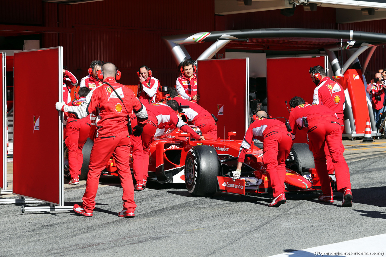 TEST F1 BARCELLONA 28 FEBBRAIO, Kimi Raikkonen (FIN) Ferrari SF15-T.
28.02.2015.