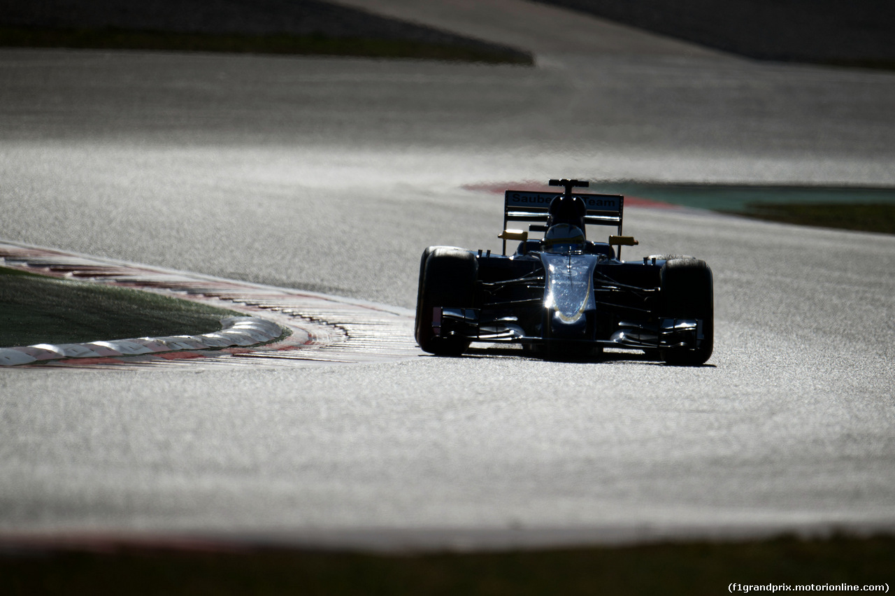 TEST F1 BARCELLONA 28 FEBBRAIO, Marcus Ericsson (SWE) Sauber C34.
28.02.2015.