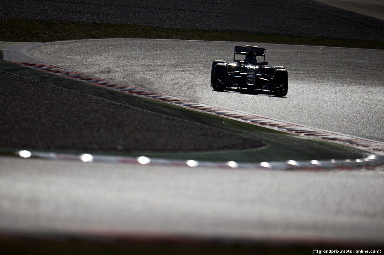 TEST F1 BARCELLONA 28 FEBBRAIO, Romain Grosjean (FRA) Lotus F1 E23.
28.02.2015.