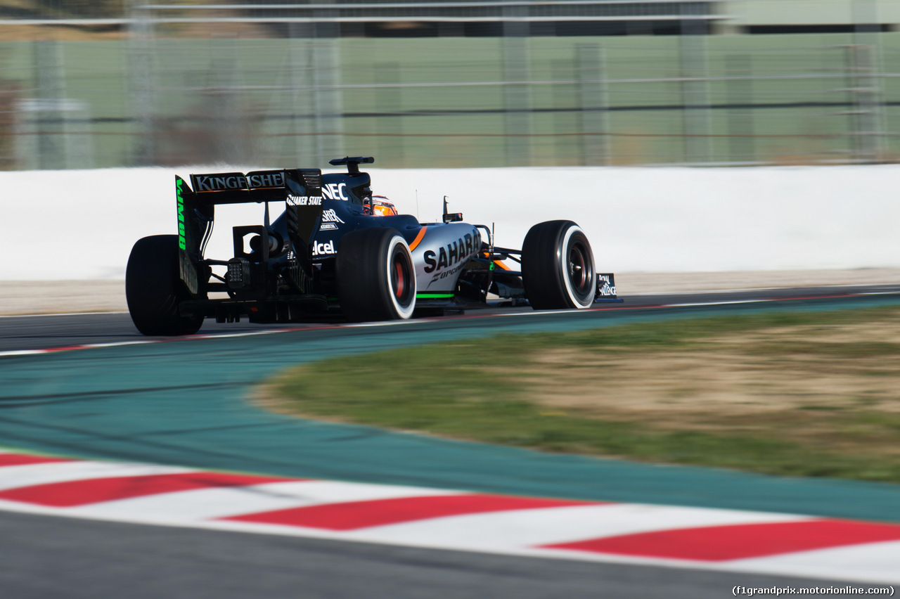 TEST F1 BARCELLONA 28 FEBBRAIO, Nico Hulkenberg (GER) Sahara Force India F1 VJM08.
28.02.2015.