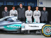 TEST F1 JEREZ 1 FEBBRAIO, The Mercedes AMG F1 W06 is unveiled (L to R): Paddy Lowe (GBR) Mercedes AMG F1 Executive Director (Technical); Lewis Hamilton (GBR) Mercedes AMG F1; Toto Wolff (GER) Mercedes AMG F1 Shareholder e Executive Director; Nico Rosberg (GER) Mercedes AMG F1; Pascal Wehrlein (GER) Mercedes AMG F1 Reserve Driver; Andy Cowell (GBR) Mercedes-Benz High Performance Powertrains Managing Director.
01.02.2015.