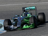 TEST F1 JEREZ 1 FEBBRAIO, Nico Rosberg (GER) Mercedes AMG F1 W06 running flow-vis paint.
01.02.2015.