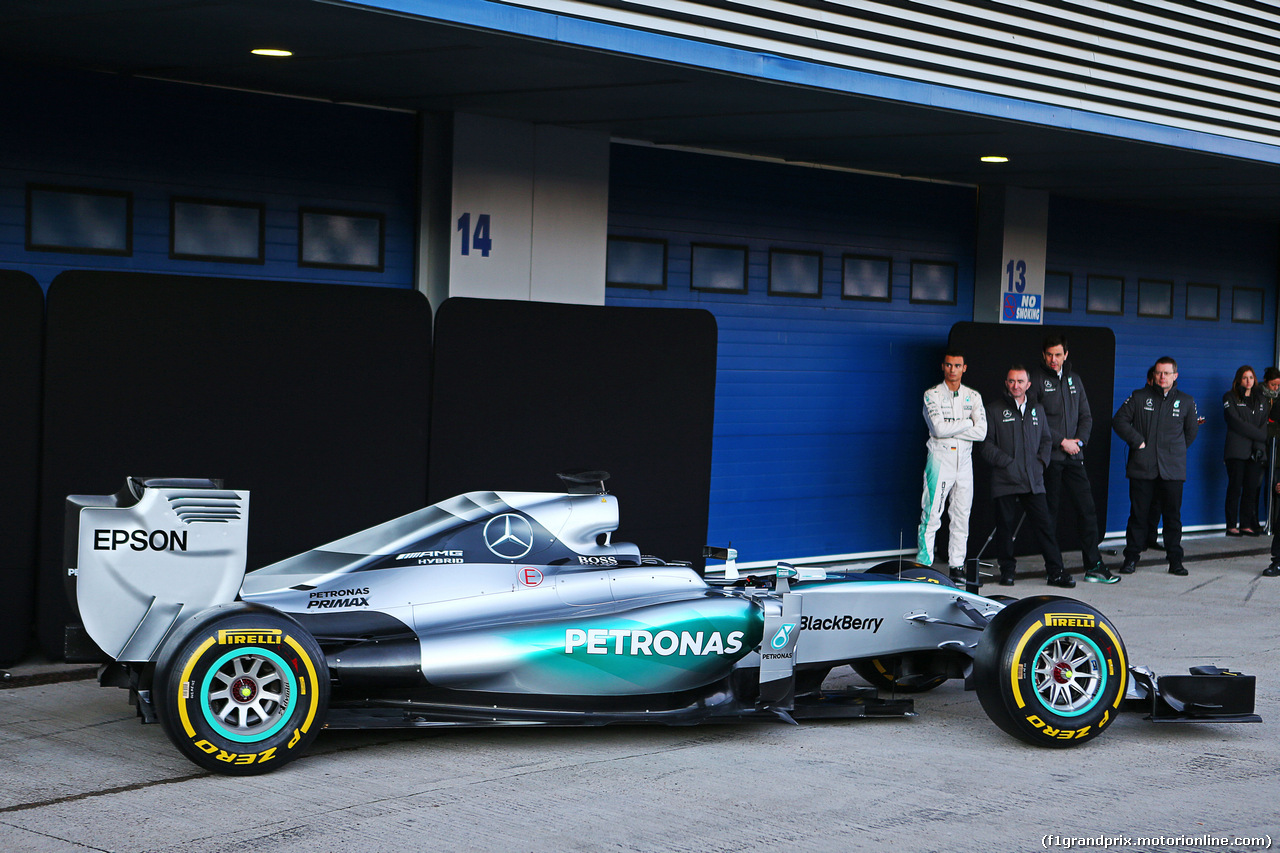 TEST F1 JEREZ 1 FEBBRAIO, The Mercedes AMG F1 W06 is revealed.
01.02.2015.