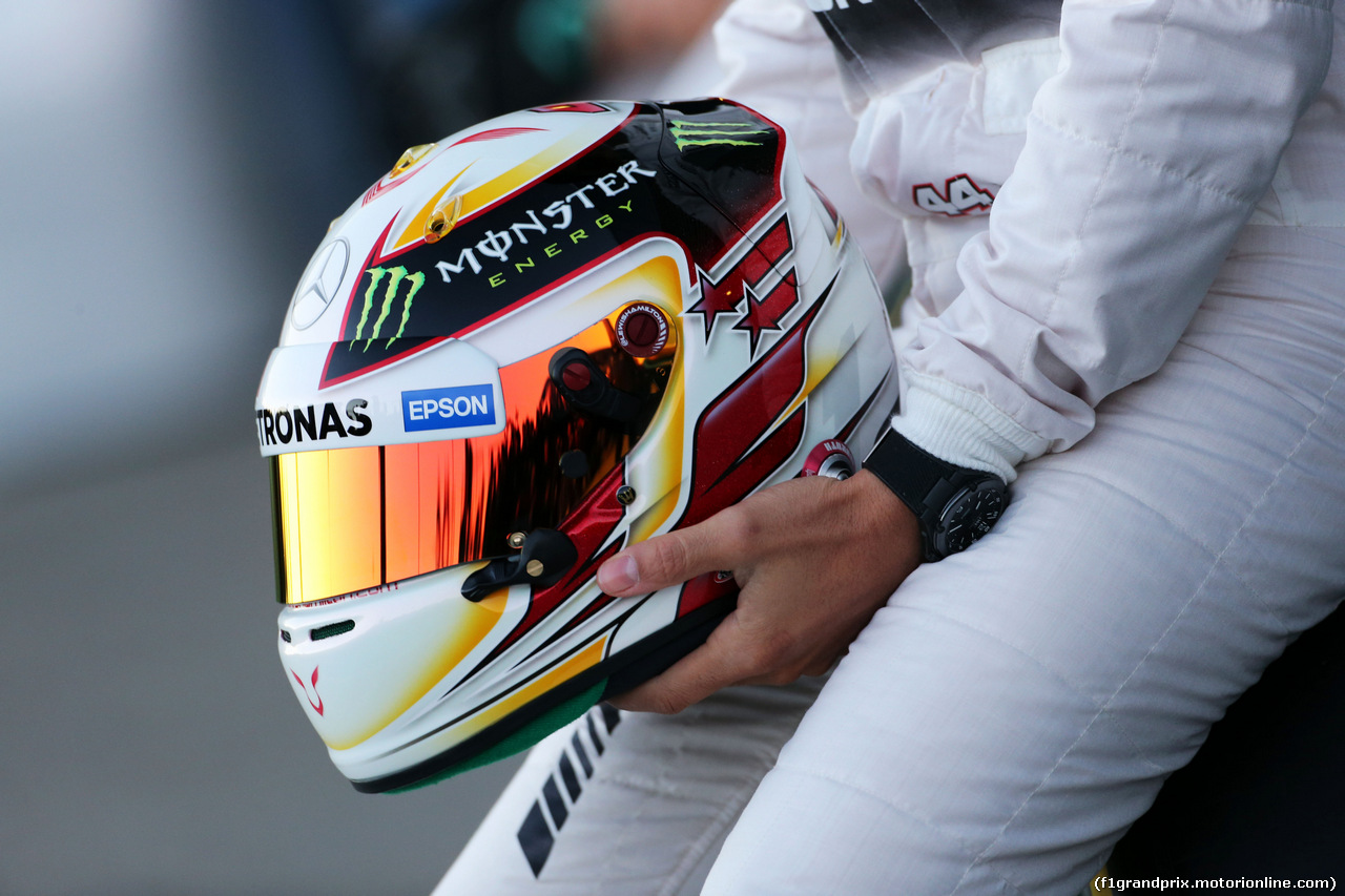 TEST F1 JEREZ 1 FEBBRAIO, The helmet of Lewis Hamilton (GBR) Mercedes AMG F1.
01.02.2015.