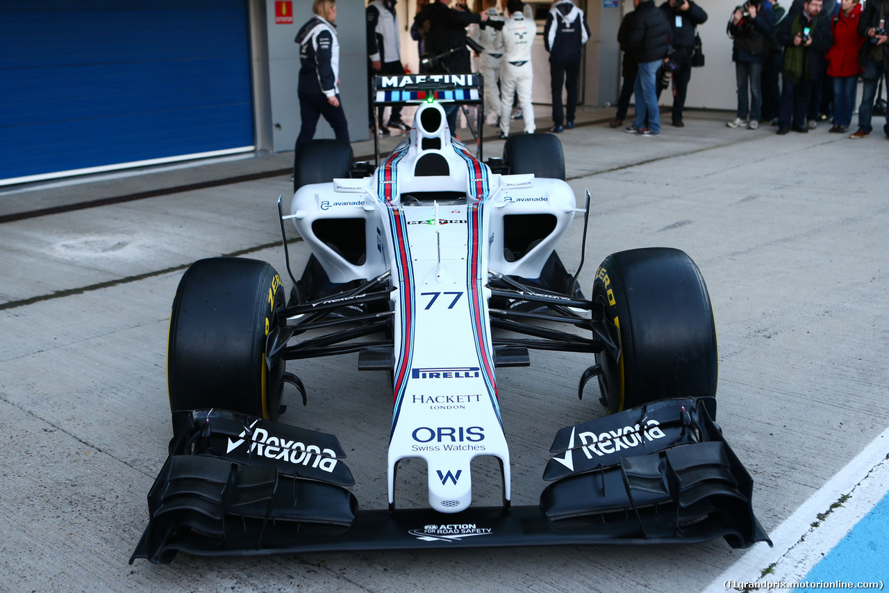 TEST F1 JEREZ 1 FEBBRAIO, The Williams FW37 is unveiled.
01.02.2015.